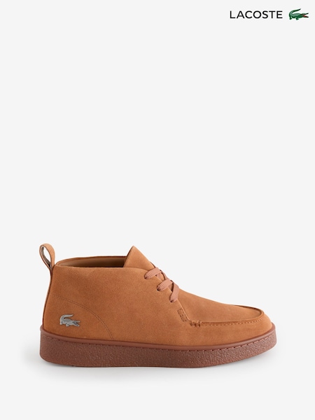 Lacoste Brown Baseshot Chukka Trainers (F29865) | €172