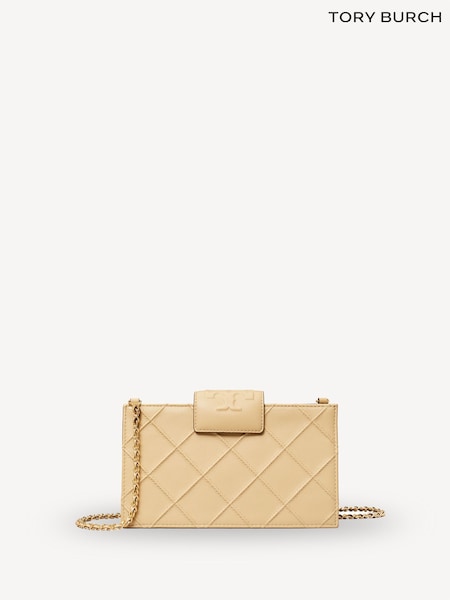 Tory Burch Cream Fleming Mini Chain Wallet (F29942) | €543