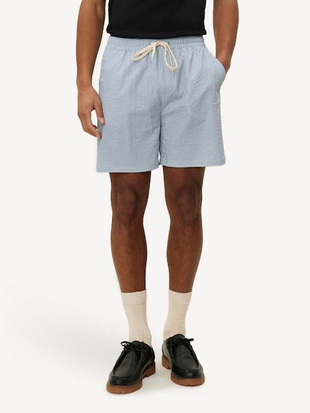 Azul - Les Deux Stan Stripe Seersucker Swim Shorts (F30295) | 85 €