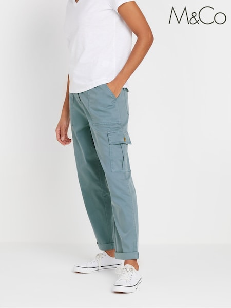 Azul - M&Co Cargo Trousers (F30356) | 55 €