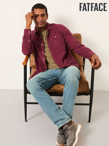 FatFace Claret Long Sleeve Cord Shirt (F30432) | €72.50