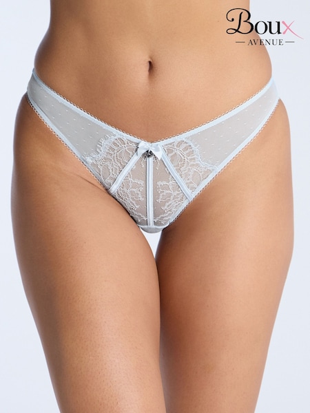 Boux Avenue Blue Sheer Lace Catalina Briefs (F30500) | €21