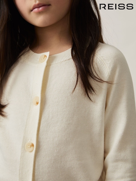 Reiss Ottie Cotton Crew-Neck Cardigan (F30557) | € 49