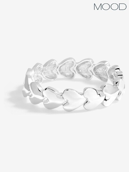 Mood Tone Polished Molten Heart Stretch Bracelet (F30771) | 25 €