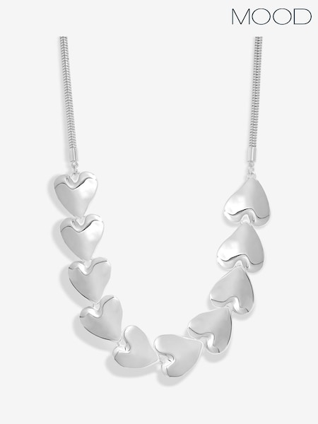 Mood Polished Molten Heart Allway Necklace (F30797) | kr460