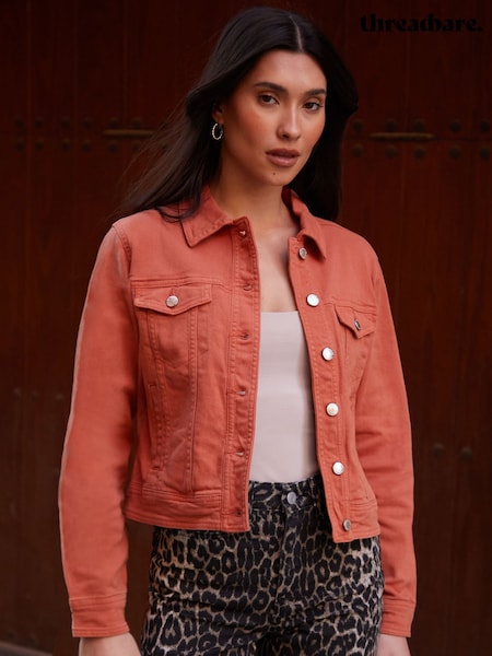 Threadbare Rust Classic Denim Jacket (F30911) | €43