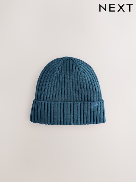 Petrol Blue Knitted Beanie Hat (1-16yrs) (F30951) | €7 - €9