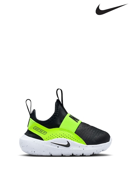 Nike Black Volt Infant Flex Runner 4 Trainers (F31121) | AZN 70