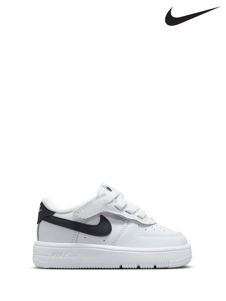 Bela/črna - Nike Infant Air Force 1 Easy On Trainers (F31136) | € 59