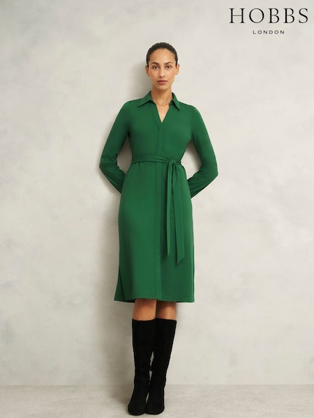 Hobbs Green Julia Ponte Dress (F31360) | €126