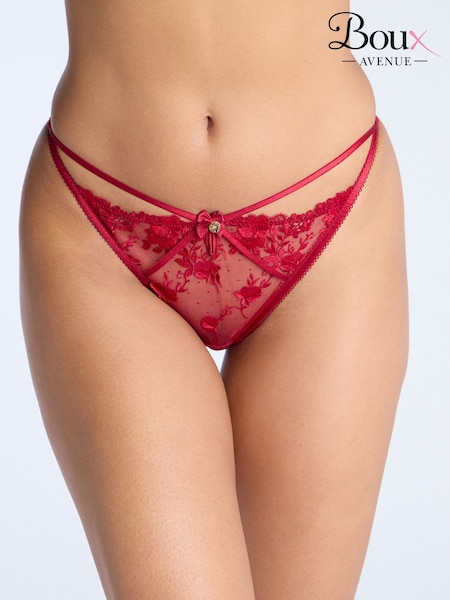 Boux Avenue Red Romanza Lace Briefs (F31419) | €24
