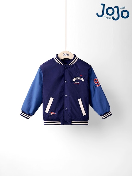 JoJo Maman Bébé Blue Bomber Jacket (F31487) | AED218 - AED242