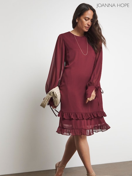 Joanna Hope Red Tie Sleeve Dress (F31659) | €49