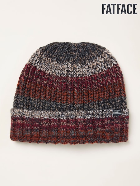 Oranžna - FatFace Twist Colourblock Beanie (F31860) | € 30