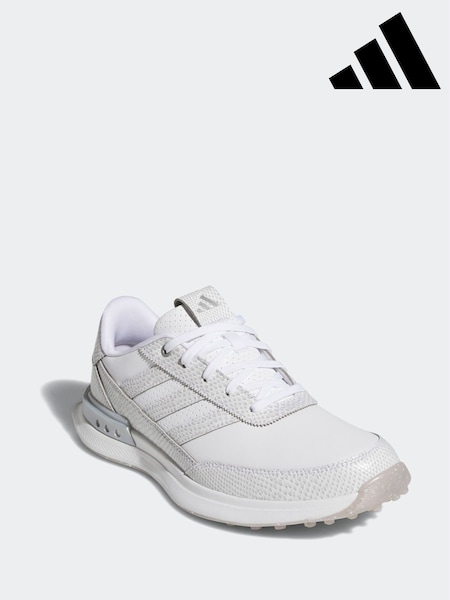 adidas Golf S2G 25 Leather Spikeless White and Silver Shoes (F32010) | € 140