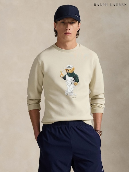 Ralph Lauren Natural Bear Knit Sweatshirt (F32081) | €253