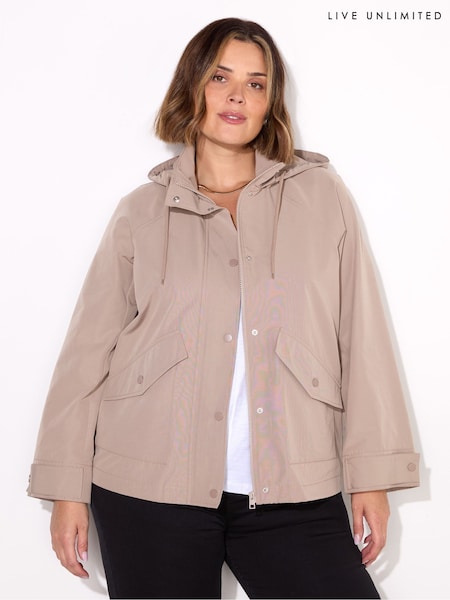 Live Unlimited Curve Short Raincoat (F32172) | €171