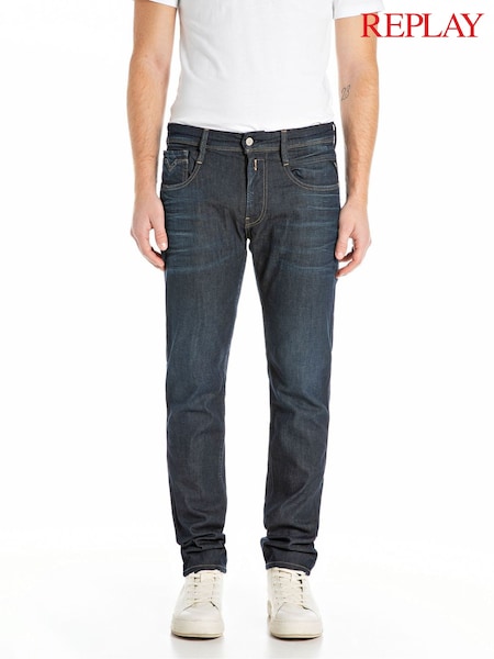 Replay Denim Dark Blue Slim Fit Anbass 573 Eco Plus Jeans (F32294) | €191