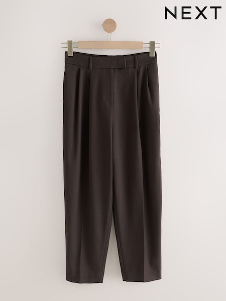 بني - Tapered Tailored Trousers (F32310) | ‏185 د.إ.‏
