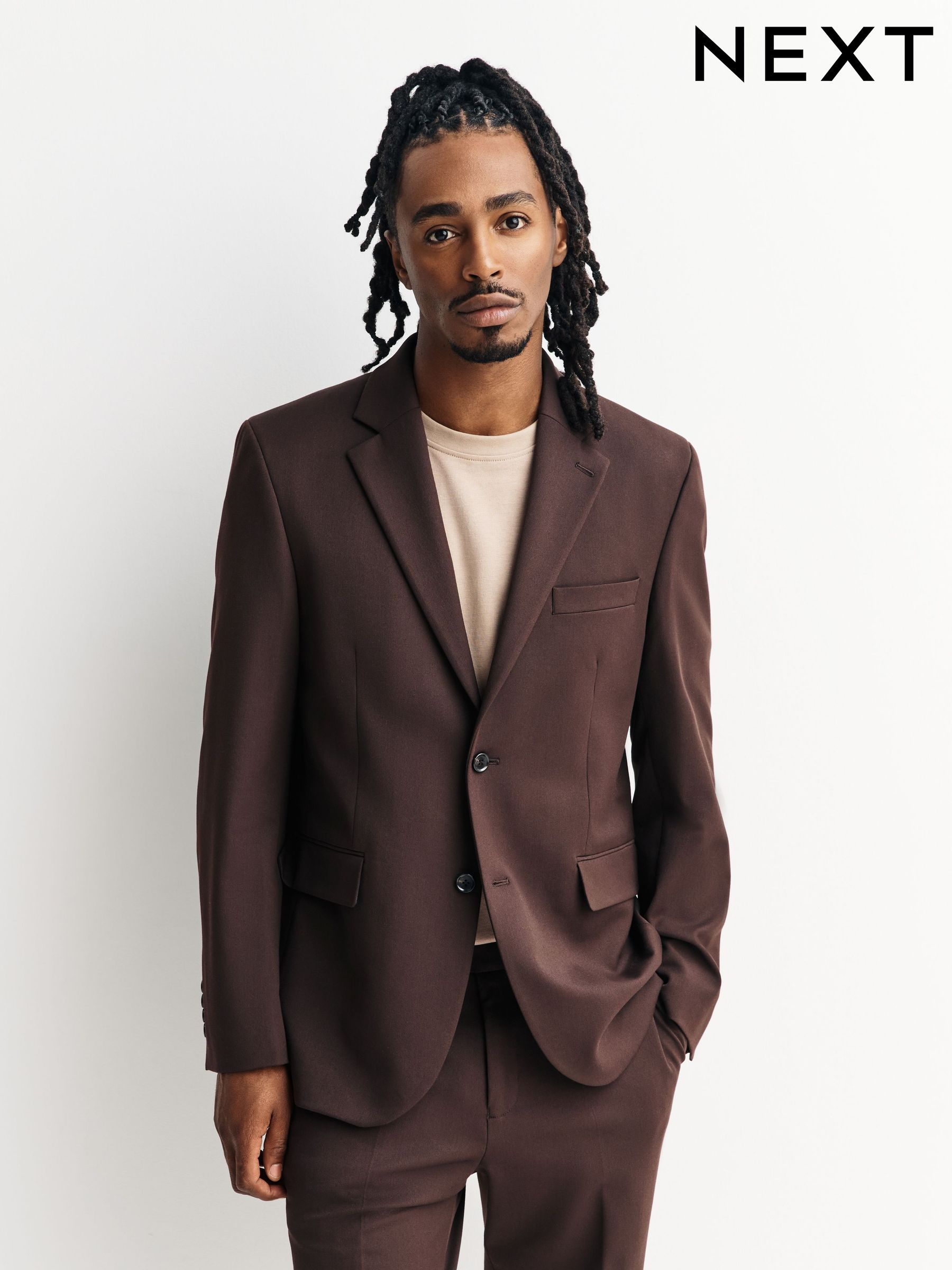 Brown Mens Suits | Brown Suits for Men | Next Japan