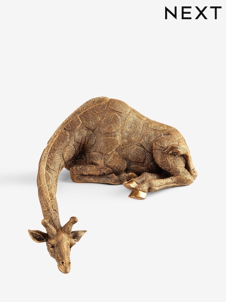 Gold Hanging Giraffe Ornament (F32523) | €19.50