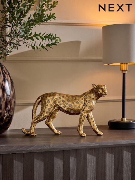 Gold Cheetah Ornament (F32543) | €26