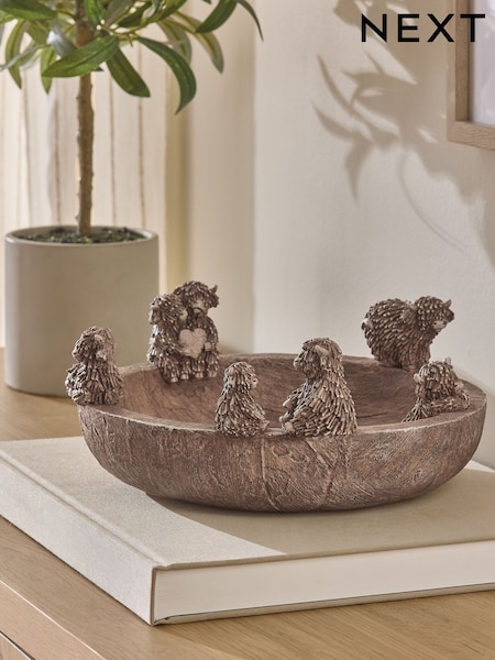 Natural Hamish The Highland Cow Decorative Bowl (F32579) | €47