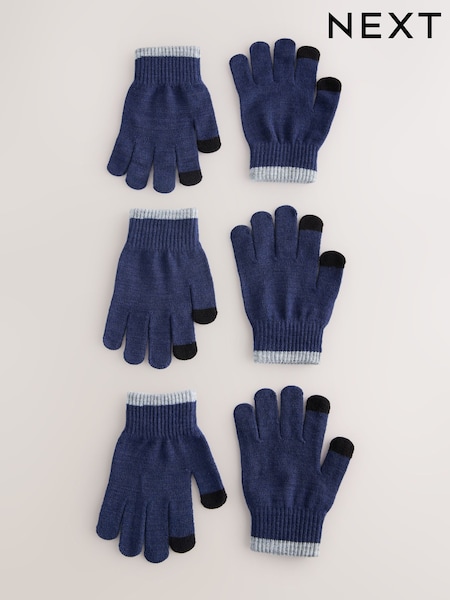 Navy Blue Magic Gloves 3 Packs (3-16yrs) (F32612) | CA$18 - CA$21