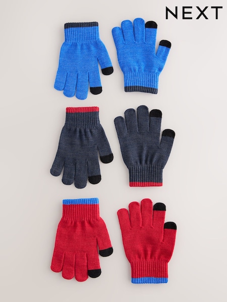 Rot/Blau - Magic Gloves 3 Packs (3-16yrs) (F32614) | 9 € - 10 €