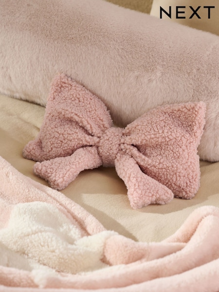 Pink Borg Bow Microwavable Hottie (F32635) | €18