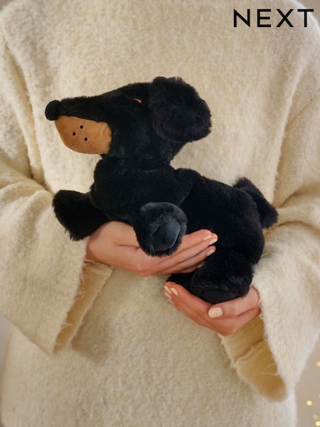 Black Sausage Dog Microwaveable Hottie (F32642) | €21