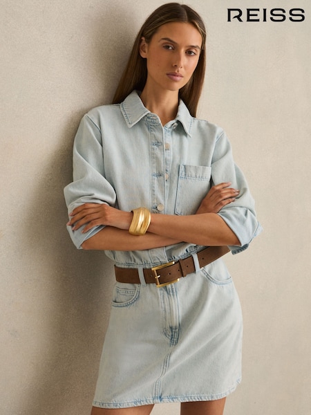 Reiss Vienna Denim Mini Dress (F32828) | 285 €