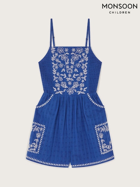 Monsoon Floral Embroidered Strappy Playsuit (F32935) | 223 LEI - 246 LEI