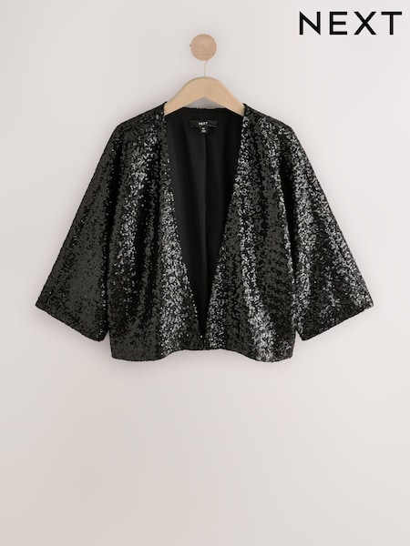 Black Sequin Jacket (F33015) | €43