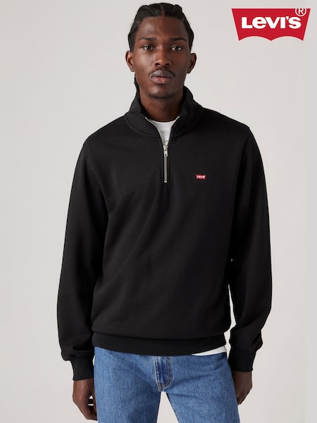 Levi's® Black Original Quater Zip Jumper (F33046) | €77