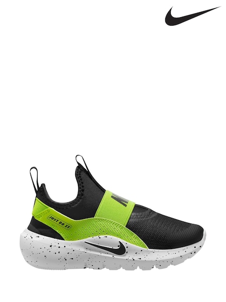 Nike Black Volt Junior Flex Runner 4 Trainers (F33250) | €44
