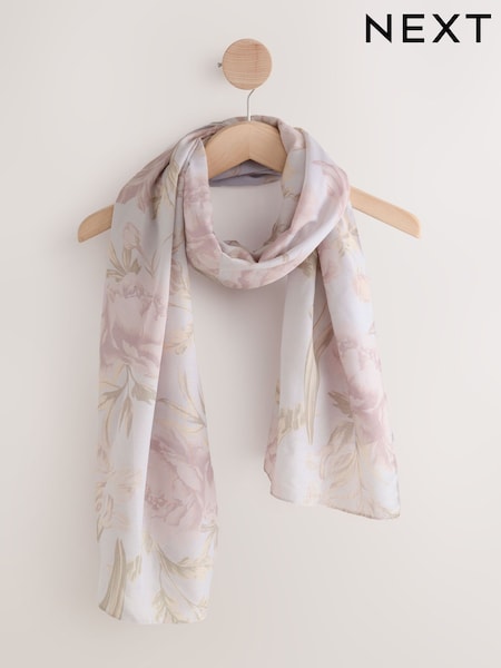 Lilac Rose Vintage Lightweight Scarf (F33278) | €20