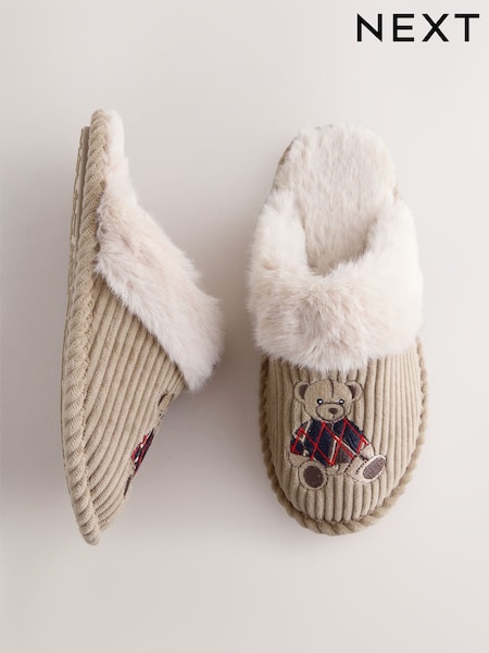 Camelo - Bear Mule Slippers (F33437) | R$ 155