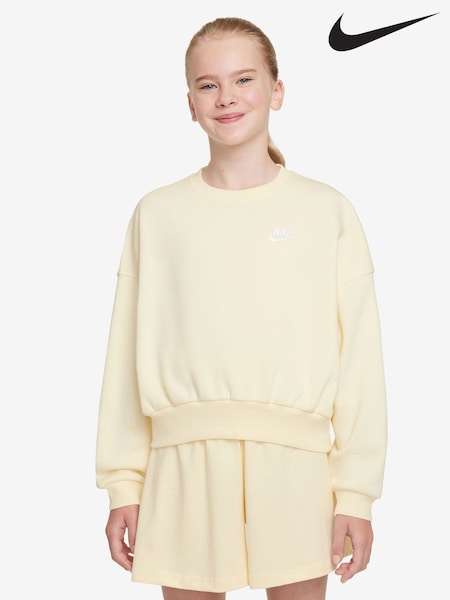 Nike Soft Pearl Club Fleece Boxy Crewneck Sweatshirt (F33616) | €44