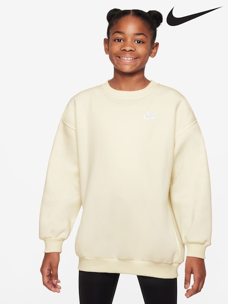 zartes Perlendesign - Nike Oversized Club Fleece Sweatshirt (F33633) | 51 €