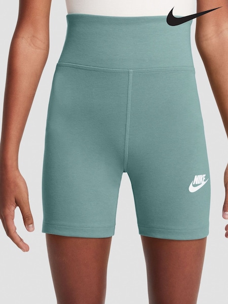 Nike Cannon Blue 5 Inch High Waisted Bike Shorts (F33641) | €27