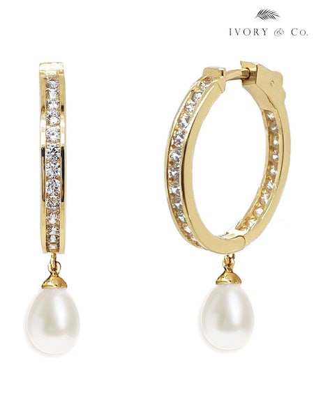Ivory & Co Gold Tone Helsinki Earrings (F33804) | €58
