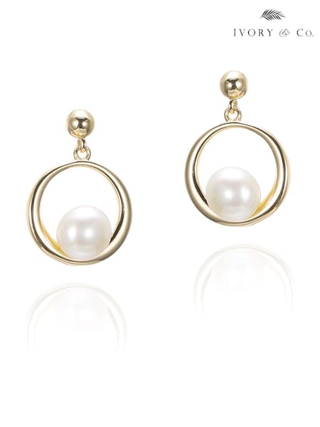Ivory & Co Gold Tone Memphis Earrings (F33813) | €44