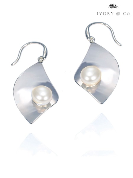 Ivory & Co Silver Monza Earrings (F33828) | ₪226