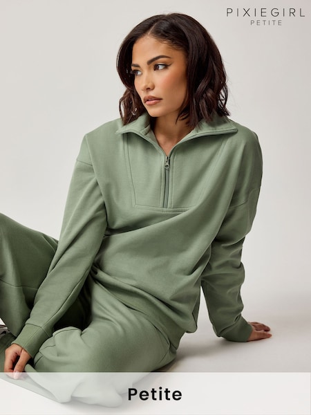 PixieGirl Petite Quarter Zip Sweatshirt (F33915) | 44 €
