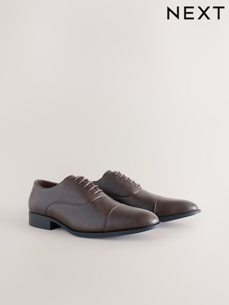 Brown Oxford Toe Cap Shoes (F33925) | €47