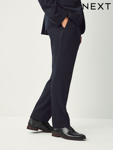 Black Oxford Toecap Shoes (F33951) | AZN 143