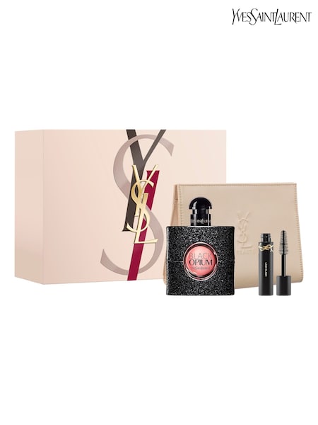 Yves Saint Laurent Black Opium Eau de Parfum 50ml with Mini Lash Clash Mascara and Pouch Set (F34002) | €140