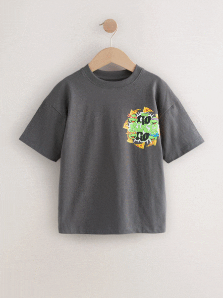 Charcoal Grey Teenage Mutant Ninja Turtles T-Shirt (3-16yrs) (F34084) | AED56 - AED71