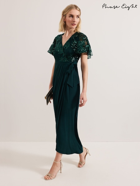 Phase Eight Minty Wrap Dress (F34144) | ‏850‏₪
